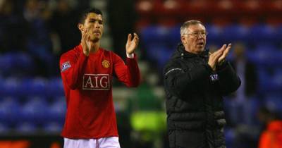 Sir Alex Ferguson's three-word message to Man United's Cristiano Ronaldo as he bonds with Amad - www.manchestereveningnews.co.uk - Manchester