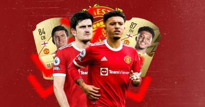 Jadon Sancho and Harry Maguire handed big FIFA 22 downgrades in latest Man United update - www.manchestereveningnews.co.uk - Manchester - Sancho