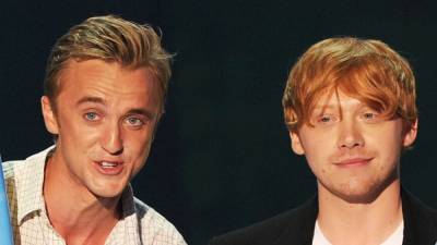 ‘Harry Potter’ Reunion: Tom Felton Catches Up With The Weasleys (Photo) - thewrap.com - county Potter