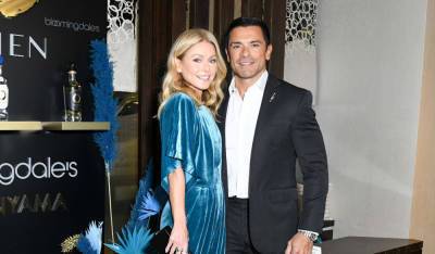 Kelly Ripa & Mark Consuelos Couple Up to Support Their Friends at Mujen Launch - www.justjared.com - New York - Japan