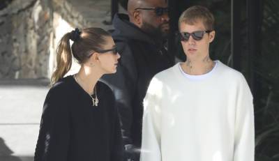 Justin Bieber Wears Kanye West's New Yeezy Boots During Brunch Outing with Hailey - www.justjared.com - Adidas
