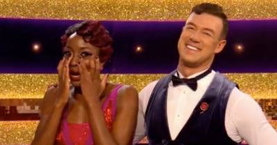 Strictly's AJ tearfully thanks Kai for 'giving her confidence' after 'really hard' week as they top leaderboard - www.ok.co.uk - city Charleston