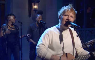 Watch Ed Sheeran perform ‘Overpass Graffiti’ and ‘Shivers’ on ‘Saturday Night Live’ - www.nme.com
