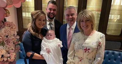 Eamonn Holmes beams with pride at granddaughter Emilia's christening - www.ok.co.uk