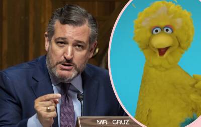 Big Bird Attacked By Ted Cruz & Other Conservatives Over COVID Vaccine! For Real! - perezhilton.com