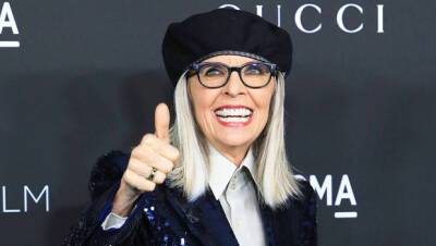 Diane Keaton, 75, Makes Rare Appearance At LACMA’s Gala In Sequined Suit Beret - hollywoodlife.com - county Hall - Los Angeles