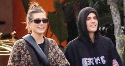 Hailey & Justin Bieber Grab an Early Dinner in Beverly Hills - www.justjared.com - Beverly Hills