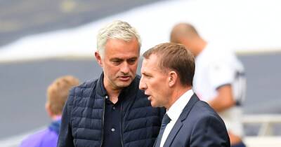 What Jose Mourinho has said about Brendan Rodgers amid Manchester United job links - www.manchestereveningnews.co.uk - Manchester - city Leicester