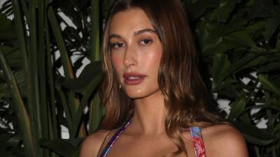 Hailey Bieber Wore a Floral Catsuit—And It's the Perfect Combo of Sexy and Feminine - www.glamour.com