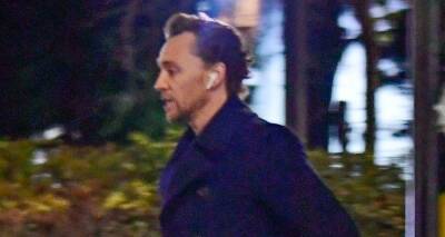 Tom Hiddleston Goes for Night-Time Stroll with His Dog in London - www.justjared.com - London - New York