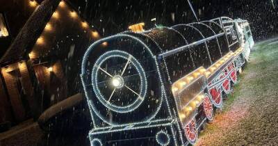 Family's incredible garden Christmas display with 'real life Polar Express' - www.manchestereveningnews.co.uk - Britain