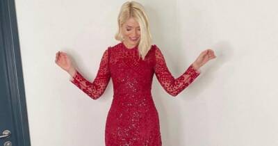 Where is Holly Willoughby’s festive red dress from? ITV This Morning star’s outfit details - www.ok.co.uk