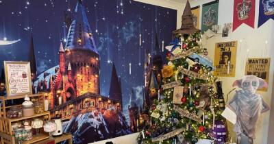 Harry Potter fan creates themed Christmas display for her kids with buys from Amazon and eBay - www.manchestereveningnews.co.uk