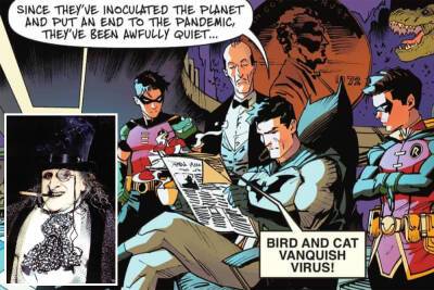 Danny Devito - The Penguin saves the day, kisses Catwoman in Danny DeVito’s new ‘Batman’ comic - nypost.com
