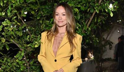 Olivia Wilde Looks So Chic in Her Yellow Suit at an Audi Dinner - www.justjared.com - Los Angeles - Los Angeles