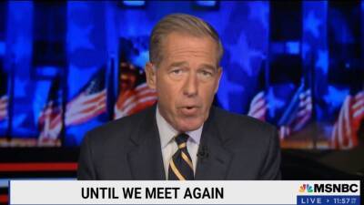 Brian Williams Warns of ‘a Nation Unrecognizable’ in Final MSNBC Sign-Off - thewrap.com