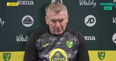Dean Smith confirms COVID problems in Norwich squad ahead of Manchester United fixture - www.manchestereveningnews.co.uk - Manchester - city Norwich