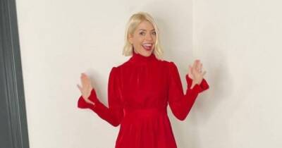 Where is Holly Willoughby's red dress from? ITV This Morning star's outfit details - www.ok.co.uk