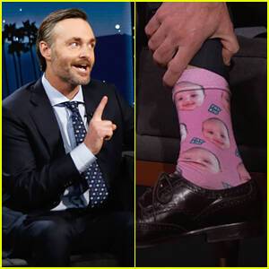 Will Forte Wears His Baby's Face on His Socks While Promoting 'MacGruber' - www.justjared.com