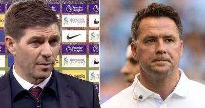 Steven Gerrard aims jibe at Manchester United with Michael Owen Liverpool comment - www.manchestereveningnews.co.uk - Scotland - Manchester - city Leicester
