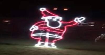 6ft light-up Santa stolen by thieves from Scots village leaving locals sad - www.dailyrecord.co.uk - Scotland - Santa