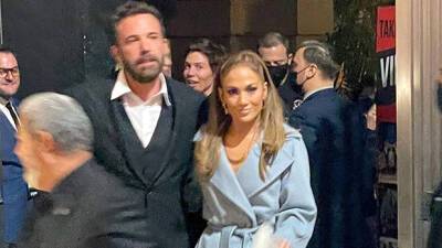 Jennifer Lopez Stuns In Sheer Dress While Cozying Up To Ben Affleck At ‘The Tender Bar’ Screening - hollywoodlife.com - Los Angeles