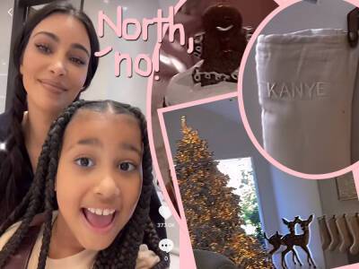 Uh Oh! North West BUSTED By Kim Kardashian For Going Live On TikTok! - perezhilton.com