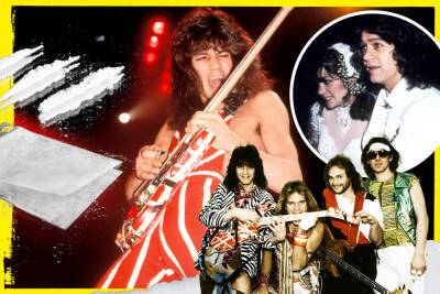 David Lee Roth - Eddie Van-Halen - Puking at his own wedding, hitting on Heart: The legend of Eddie Van Halen - nypost.com