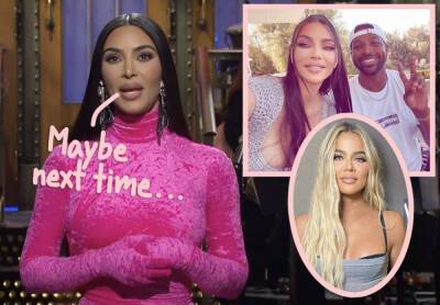 Kim Kardashian Reveals She Removed 'A Really Funny Joke' About Tristan & Khloé From Her SNL Monologue! - perezhilton.com