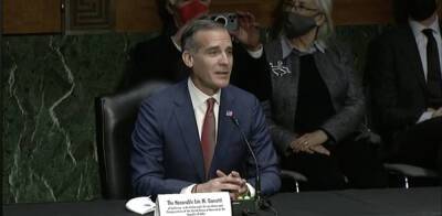 Eric Garcetti Appears At Senate Confirmation Hearing For Ambassador Post; L.A. Mayor Again Denies That Allegations Of Sexual Harassment By Top Aide Were Brought “To My Attention” - deadline.com - New York - Los Angeles - Los Angeles - India