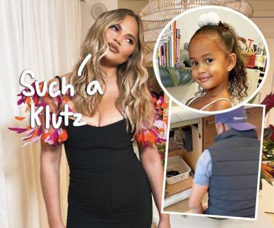 Chrissy Teigen Accidentally Dropped Luna's First Tooth Down The Drain -- And Went To GREAT LENGTHS To Get It Back! - perezhilton.com - Beyond