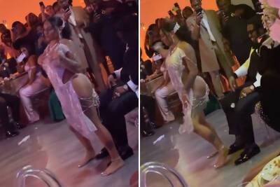 Twerking bride in a thong gives groom a lap dance at wedding, Twitter explodes - nypost.com - Florida