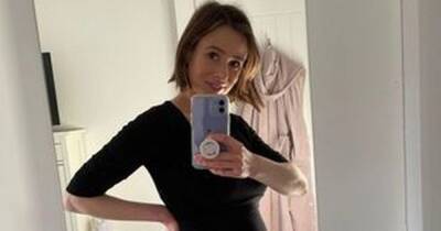 Love Island's Camilla Thurlow shows off baby bump while looking for distractions - www.dailyrecord.co.uk - Scotland
