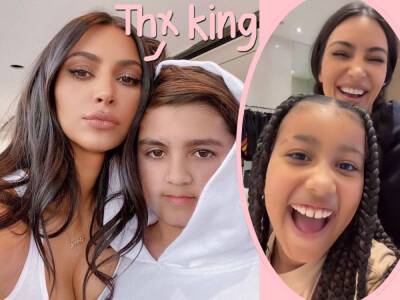 Kim Kardashian Thanks Mason Disick For Looking Out For North West After Her Rogue Livestream! - perezhilton.com