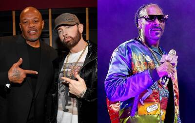 Listen to new Dr. Dre tracks featuring Eminem and Snoop Dogg - www.nme.com