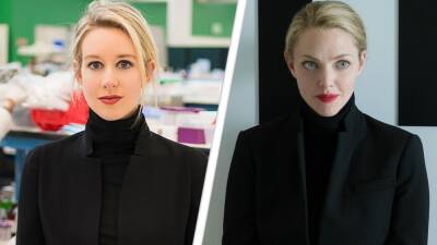 'The Dropout' Shares First Look at Amanda Seyfried as Theranos Founder Elizabeth Holmes - www.etonline.com - county Holmes