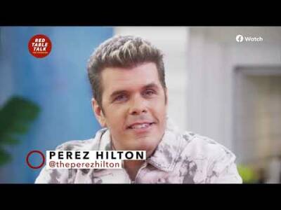 Confronted! Perez Hilton Grilled On Outing Celebrities! | Red Table Talk with Gloria Estefan - perezhilton.com