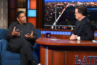 Denzel Washington Sheds Tears While Remembering His Late Mother On ‘Colbert’ - etcanada.com - Washington - Washington