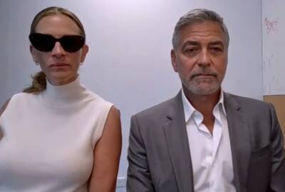 George Clooney - Jimmy Kimmel - Julia Roberts - Julia Roberts Crashes George Clooney’s ‘Jimmy Kimmel’ Interview - etcanada.com