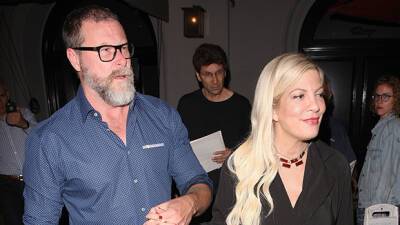 Tori Spelling Looks Frustrated As She Takes Dean McDermott To Get A COVID Test Amidst Split Rumors - hollywoodlife.com