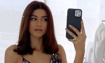 Zendaya debuts another red ‘do in honor of ‘Spider-Man: No Way Home’ release - us.hola.com - county Jones