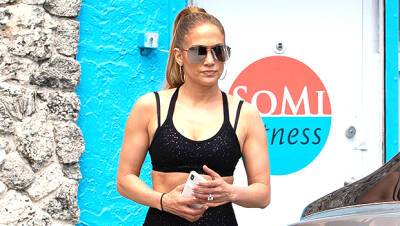 J.Lo Pushes Down Sweatpants To Reveal Rock-Hard Abs In Sexy New Photos - hollywoodlife.com