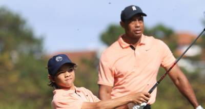 Tiger Woods & Son Charlie Twin in Matching Outfits While Competing in First Round of PNC Championship! - www.justjared.com - Florida - Lake