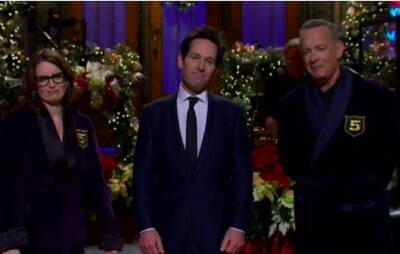 ‘SNL’: Tom Hanks & Tina Fey Induct Paul Rudd Into The 5-Timers Club In Unique COVID-Safe Intro - etcanada.com