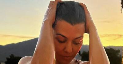 Kourtney Kardashian responds to pregnancy rumours after sharing bikini snaps on holiday - www.ok.co.uk - city Palm Springs
