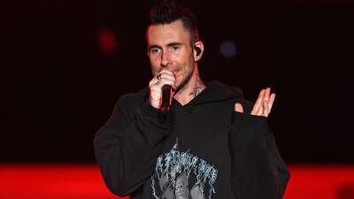 Adam Levine Debuts What Appears to be a Face Tattoo - www.etonline.com