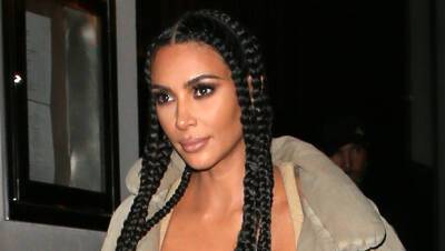 Kim Kardashian - Kim Kardashian Rocks Sexy Black Bodysuit In Steamy Video After Kanye West Reunion - hollywoodlife.com