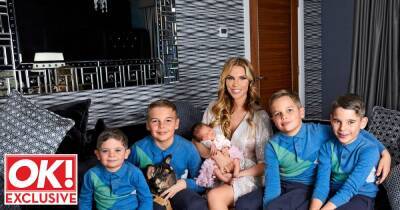 Inside Danielle Lloyd's home complete with cinema room and padded wall in living room - www.ok.co.uk
