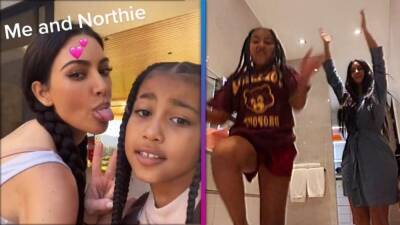 Kim Kardashian - Kim Kardashian Shares Video of Her Kids Trying to Help a 'Sick' Elf on the Shelf - etonline.com - Chicago - city Santa Claus