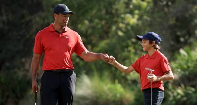 Tiger Woods & Son Charlie Finish in Second Place During PNC Championship 2021 - www.justjared.com - Florida - Lake
